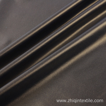 Black 50D high-elastic spring woven bronzing fabric